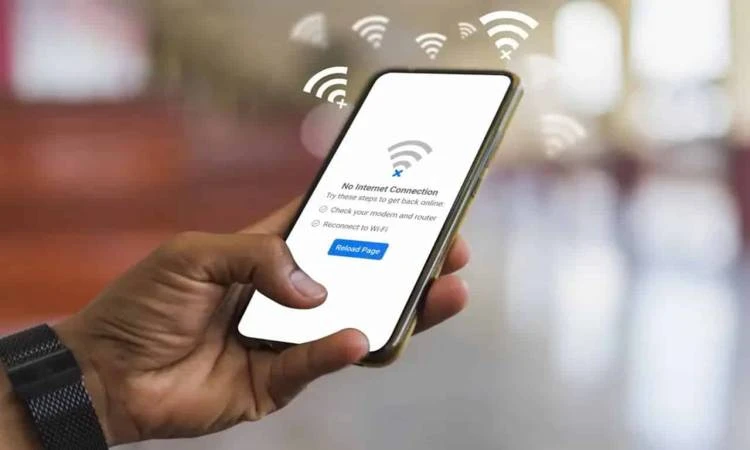 Problemi IPTV causati da connessione Internet assente su smartphone